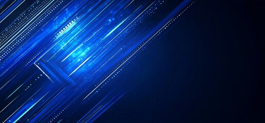 Blue arrow vector background for modern presentations.