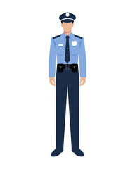 policeman vector illustration	