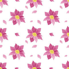 Fototapeta premium seamless floral pattern