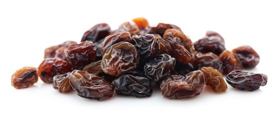 Obraz premium Raisins Isolated On White Background