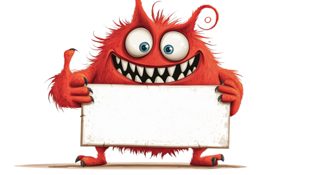 Funny cartoon zombie monster with a cute bird character, featuring a cheerful design and playful colors - Powered by Adobe