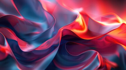 Obraz premium An ethereal abstract wallpaper featuring a vibrant array of colors blending into a nebula-like background, evoking a sense of cosmic energy and interstellar movement.