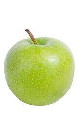 Apple green color isolate. Healthy food. Vitamins fruits