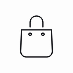 bag shopping icon sign vector