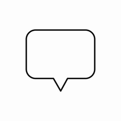dialogue speech bubble icon sign vector
