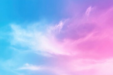 Obraz premium A smooth pastel-colored abstract gradient background showcasing gentle transitions from blue to pink, creating a calming aesthetic for artistic projects