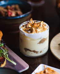 Banana Pudding on a Table