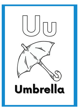 u for umbrella