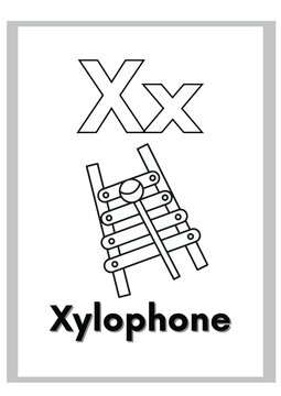 x for xylophone