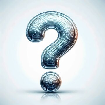 3d question mark symbol icn