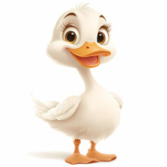 duck isolated on white background