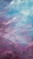 Purple and blue abstract background with brush strokes creating a colorful pattern. Vertical Wallpaper