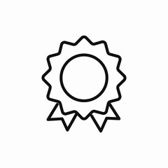 award badge icon sign vector