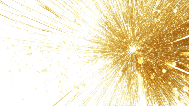 Vibrant fireworks bursting over a beach and night sky, splattered with colorful paint textures and grunge elements, creating a dynamic and artistic celebration