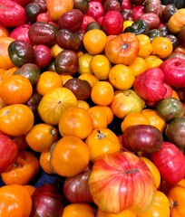 fruits and vegetables at market