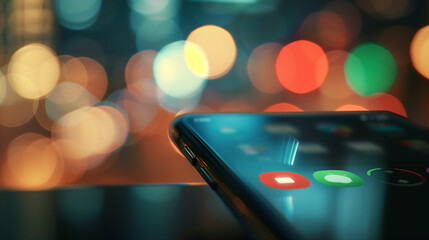 Close-up smartphone screen with messaging app showing bug icon flashing, symbolizing technical issues and app malfunction, emphasizing digital communication challenges