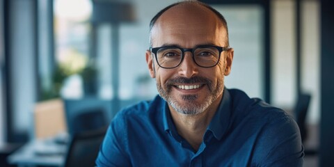 Fototapeta premium Businessman in a Professional Setting
