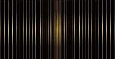 vertical line composition with brown and gold colors and a black background as inspiration for visual communication design