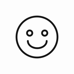 happy face emoji icon sign vector