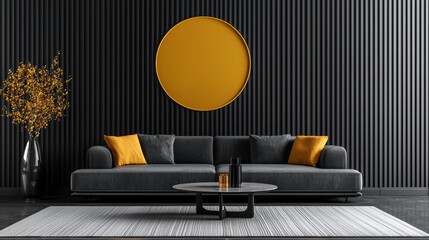 Modern Living Room with Elegant Decor Elements