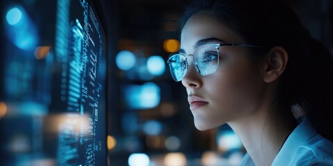 High-tech Female Engineer