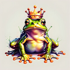 Frog Prince Illustration