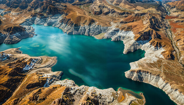 Lake Mead, Lake Mohave at Lake Mead National Recreation Area, Bullhead Nevada, Lake in a Desert