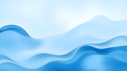Soft Blue Waves: A Tranquil Abstract Pastel Background Design