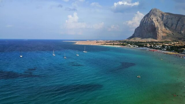 San Vito lo Capo Bay. Pristine sea and art. Immersed in nature and ancient history. Dream Sicily.