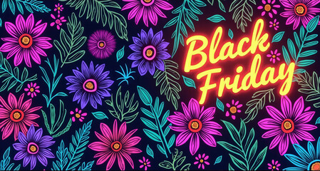 Black Friday. The image captures the excitement and urgency of a major shopping event.