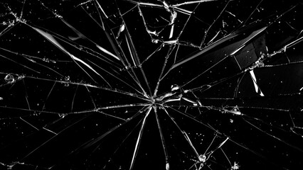 broken glass texture overlay