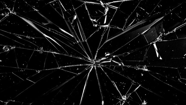 broken glass texture overlay