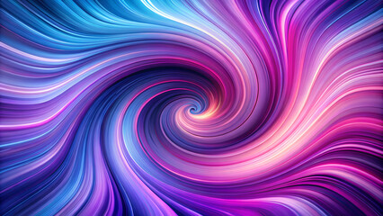 Obraz premium Vibrant Swirling Abstract in Blue, Purple, and Pink Hues Representing Energy