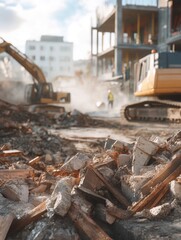 Fototapeta premium Construction Site