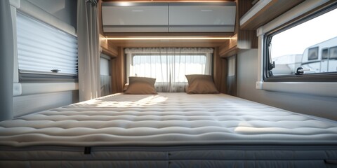 New Travel Trailer Mattress Shielded with Vinyl Cover Enhancements for Camping and Adventure Sector