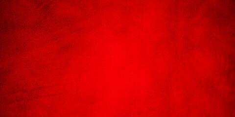 Red suede as background banner size macro photo.