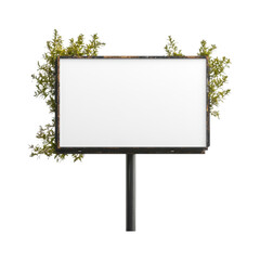 Obraz premium Blank Billboard with Greenery