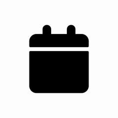 calendar date schedule icon sign vector