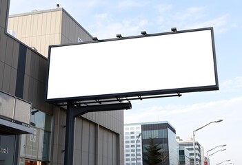 billboard blank for outdoor advertising poster or blank billboard for advertisement.