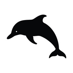 Dolphin silhouette vector