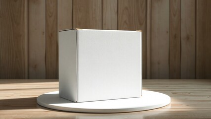 Empty room platform minimalist background for product presentation and object display. 3d rendering