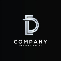 Letter D logo design for your business