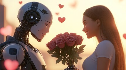 Concept of Virtual Love and AI Romantic Relationships