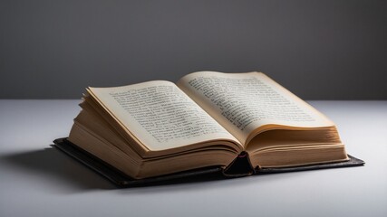 A Book Captured in Studio with Soft Lighting