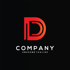 Letter D logo design for your business