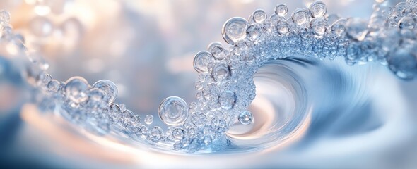 Icy Spiral Wave with Frosty Spheres