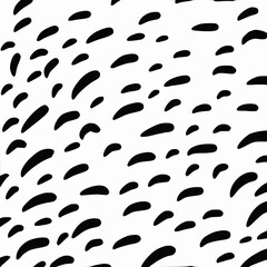  Abstract doodles design isolated on white, tropical tiles patternic design, wall decorations illustration, design for business card side view outline. BW doodles background, black-white curvy, trendy
