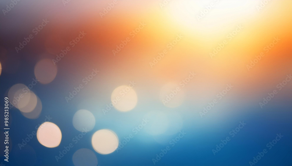 Poster light flare filter. blur glow overlay. sunlight reflection. bokeh radiance. defocused blue white ora