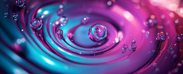 Fototapeta premium Lively Spiral Wave with Vibrant Colors