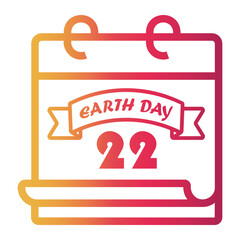 world Line Gradient Icon